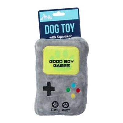 Good Boy Games Crinkle Plush Dog Toy 7in