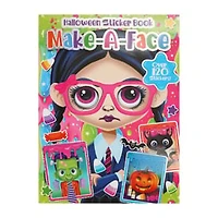 Make-A-Face Halloween Sticker Book