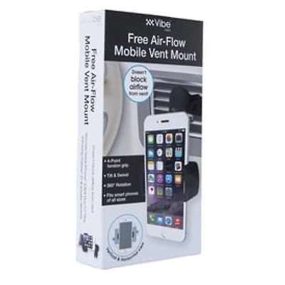 Free Air-Flow Mobile Phone Vent Mount