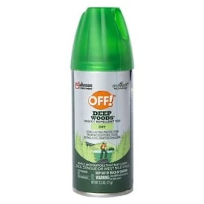 Off!® Deep Woods insect Repellent Viii Dry Spray 2.5oz