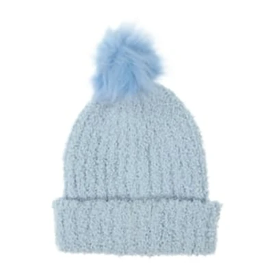 Faux Fur Pom Beanie Hat