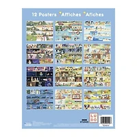 Trendy Poster Book 12-Count