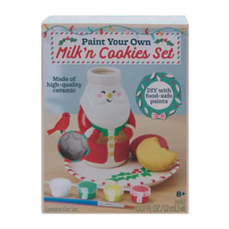 Paint Your Own Milk'n Cookies Set