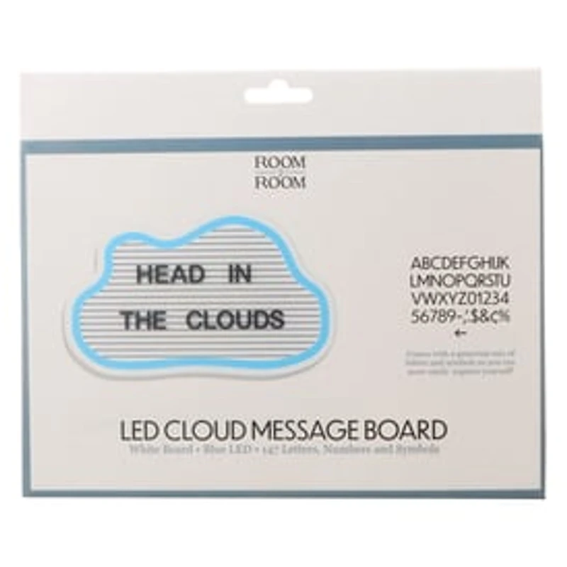 LED Cloud Message Board 10.5in x 6.5in