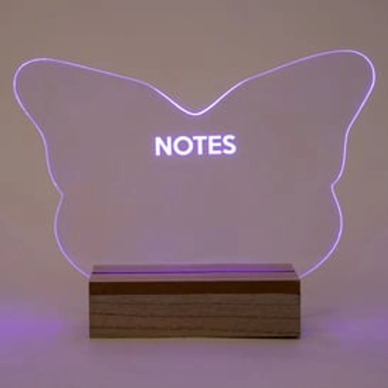 LED Dry Erase Memo Board 8.86in x 7in