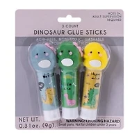 Dinosaur Glue Sticks 3-Pack 0.3oz
