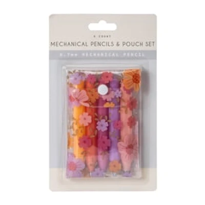 Mechanical Pencils & Pouch Set
