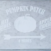 Pumpkin Patch' Galvanized Metal Tub 15.2in x 10.3in