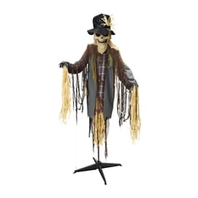 Halloween Animatronic Scarecrow 5.8ft.