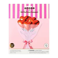 Valentine's Day Party Foil Balloon Bouquet Set