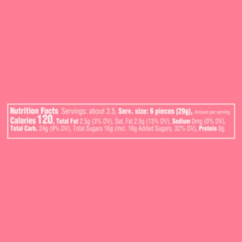 STARBURST All Pink Fruit Chews Chewy Candy, Sharing Size, 3.45 oz Bag