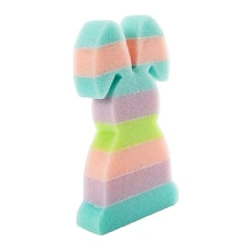 Shaped Bath Sponge With Pouf