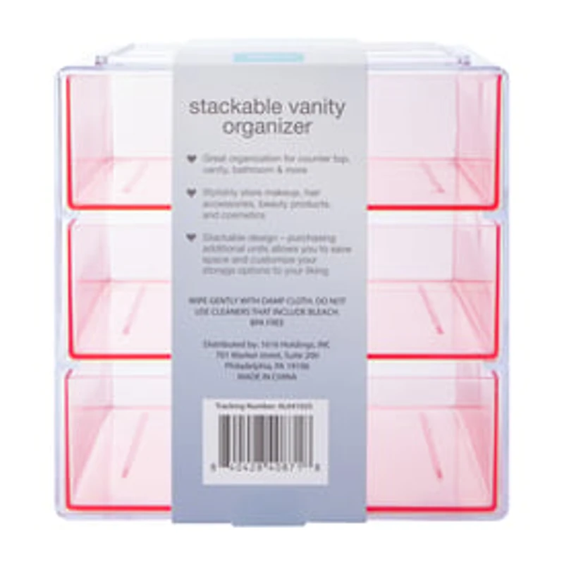 Stackable Vanity Organizer 3-Tier