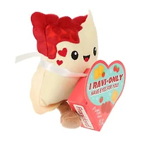 I Ravi-Only Have Eyes For You! Plush With Gummy Candy Hearts 1oz