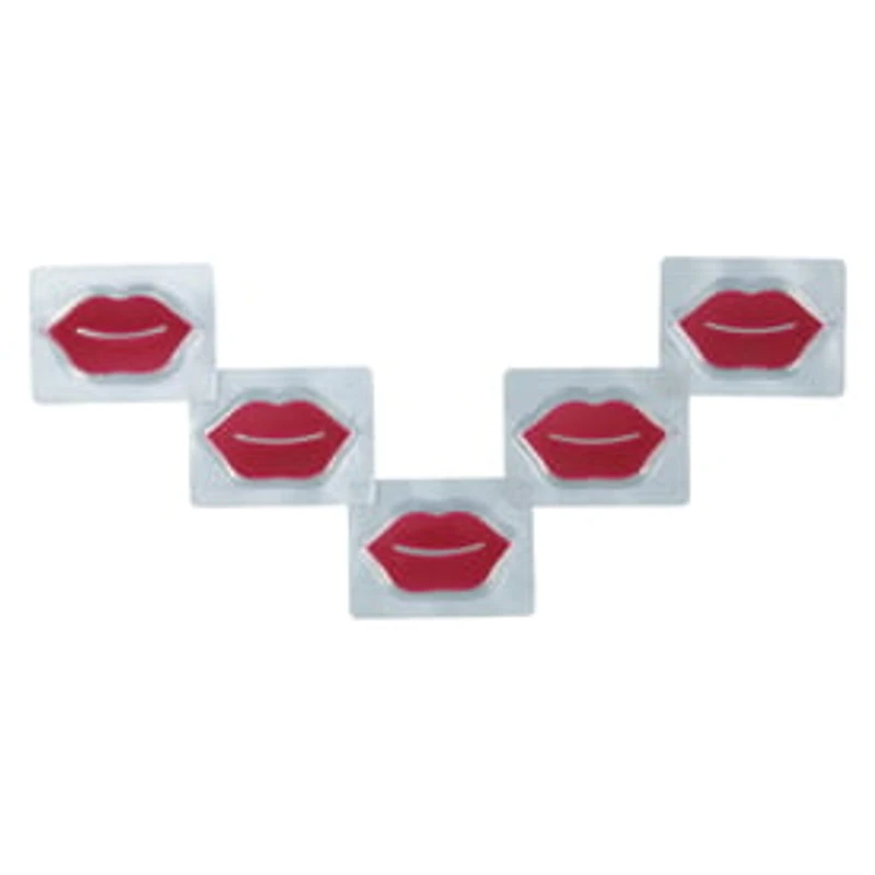 Perfect Pout Hydrogel Lip Masks 5-Pack - Shea Butter & Vanilla