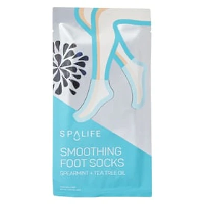 Spa Life™ Smoothing Foot Socks With Spearmint + Tea Tree Oil
