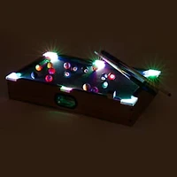 Tabletop Light Up Pool Table 20in x 12in