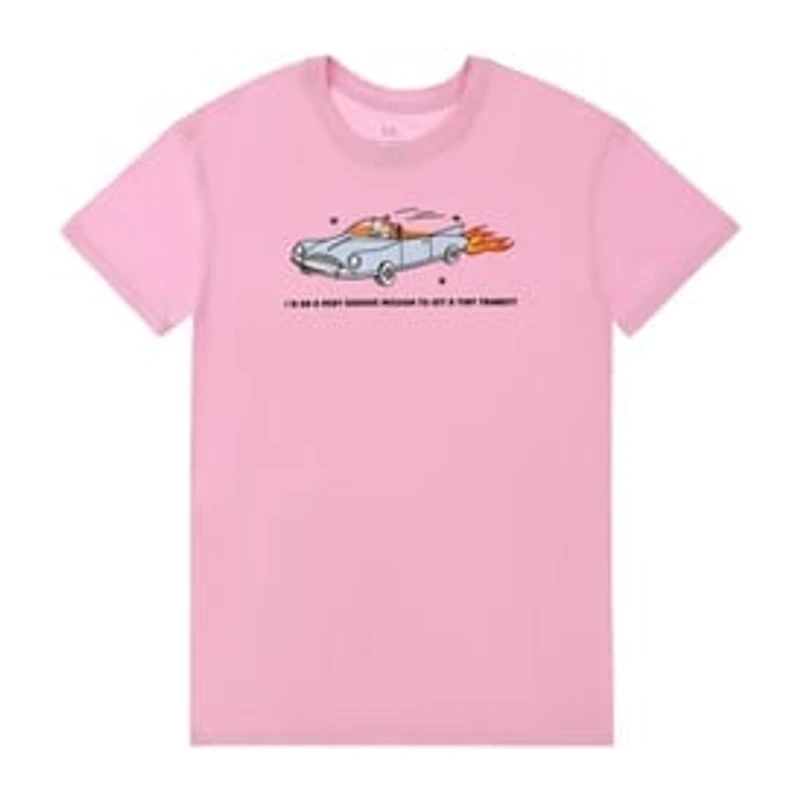 Cat On A Mission Graphic Tee