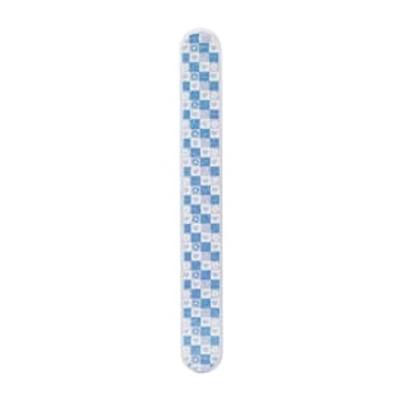 Blue Checks Nail File