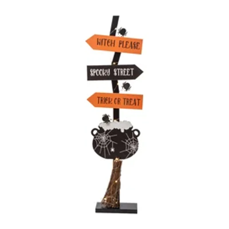 Halloween Sign Post