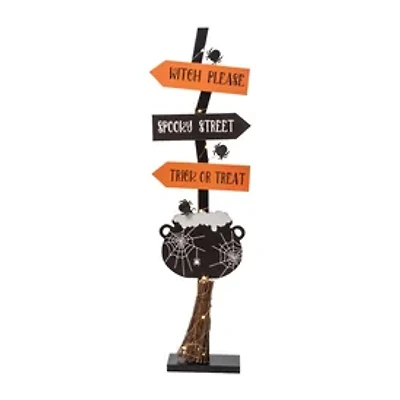 Halloween Sign Post