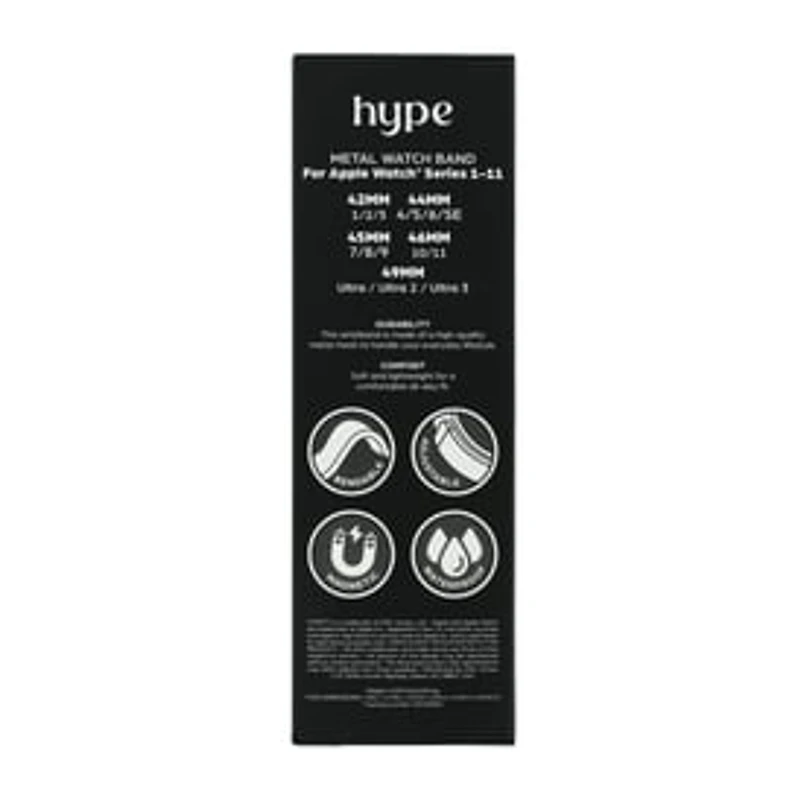 Hype Apple Watch® Metal Watch Band