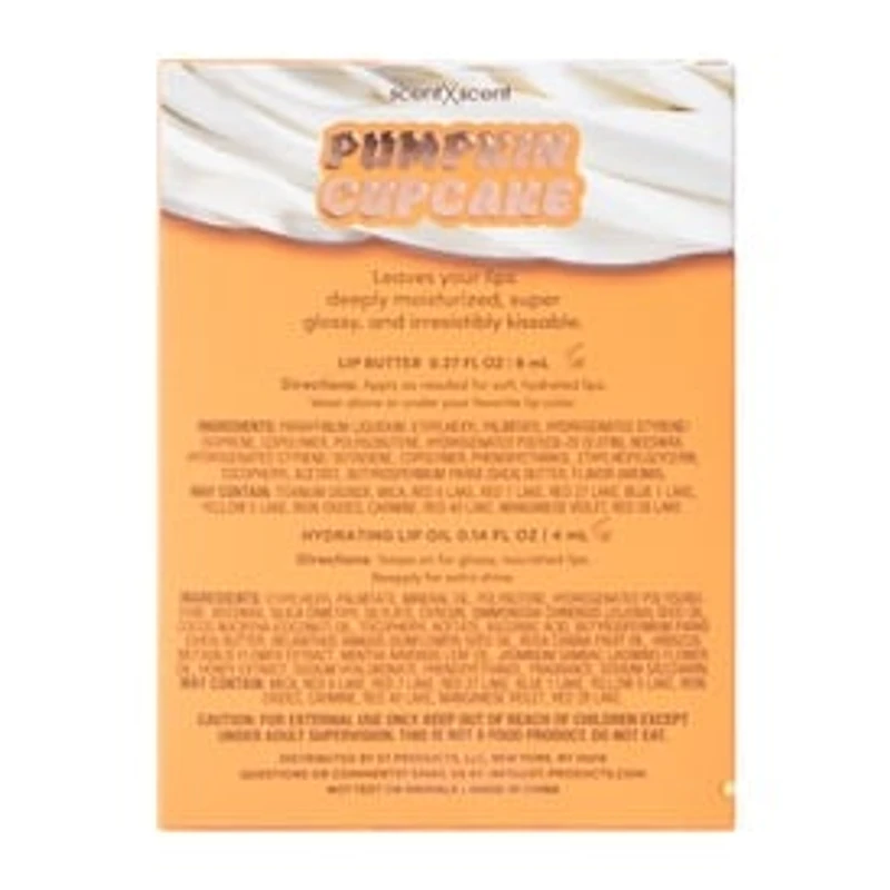 Pumpkin Cupcake Lip Butter & Oil Duo Set