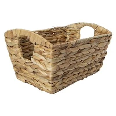 Rectangle Water Hyacinth Storage Bin 8in x 12in