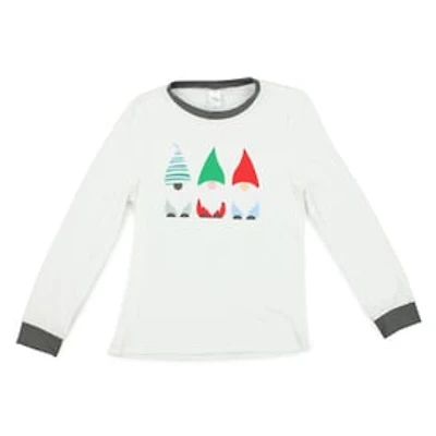Juniors Matching Holiday Pajama Top - Gnomes