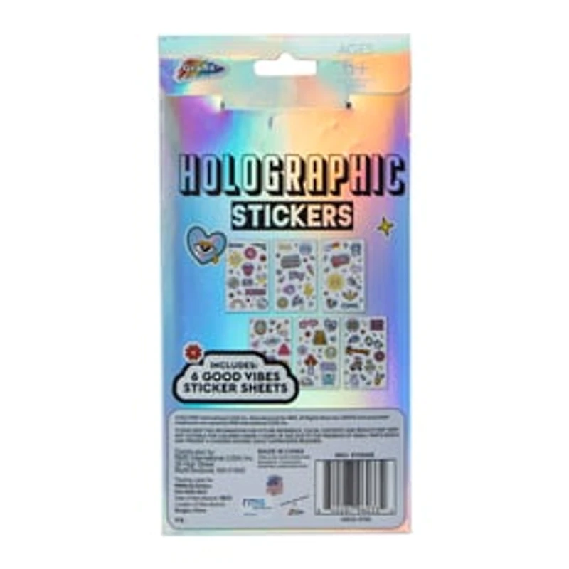 Holographic Stickers 6 Sheets