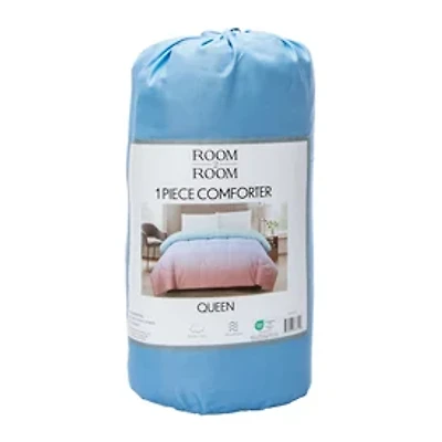 Queen Size Comforter - Rainbow Ombre