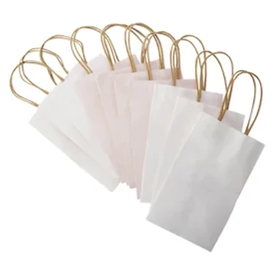 Small Kraft Gift Bags 8.35in X
5.2in 10-Pack