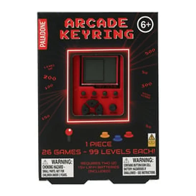 Paladone® Arcade Keyring With 26 Games