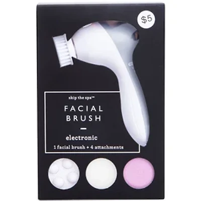Skip The Spa™ Electronic Facial Brush - Black