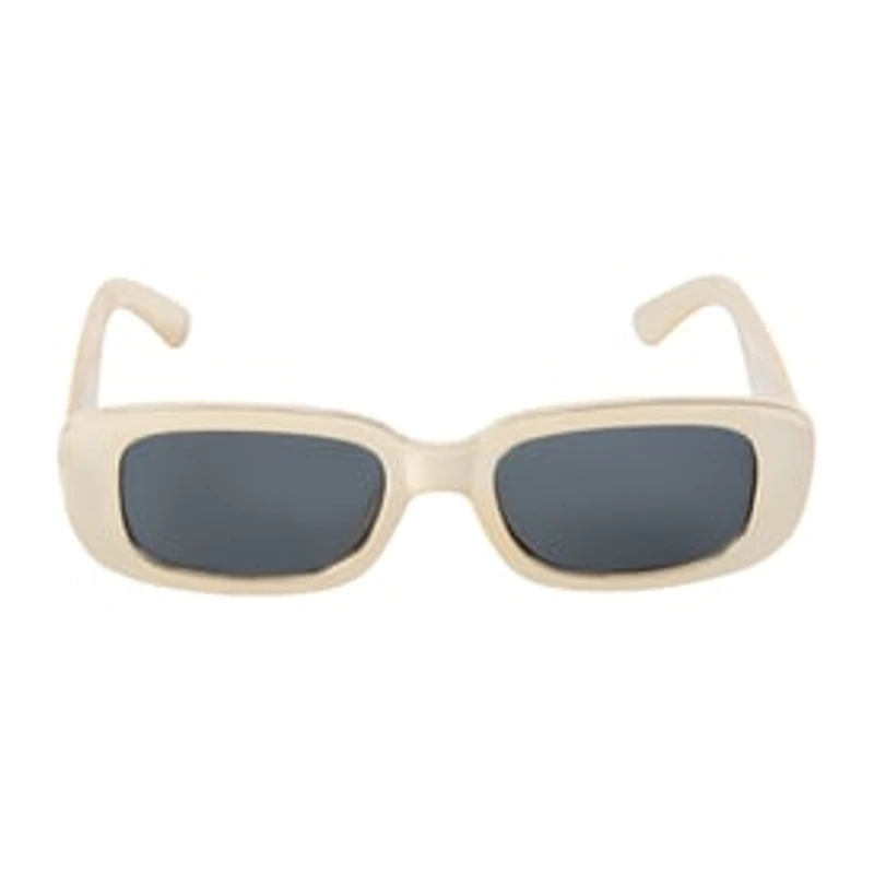 Juniors UV Metallic Rectangle Sunglasses