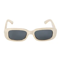 Juniors UV Metallic Rectangle Sunglasses