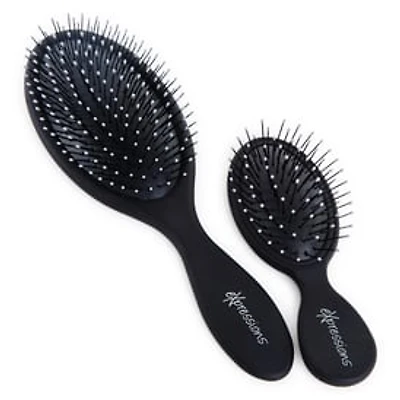 Oval Detangling Hair Brush 2-Count