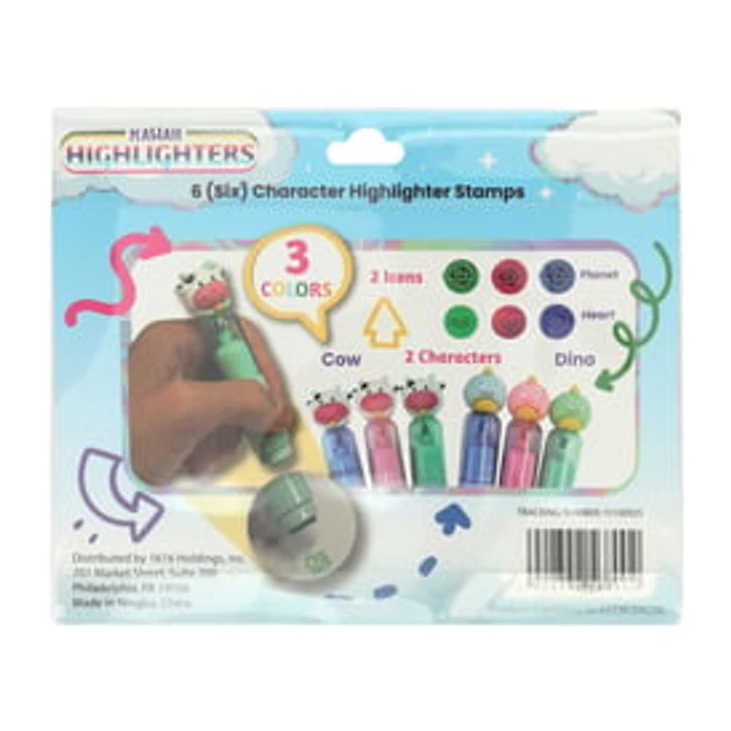 Kawaii Highlighters 6-Pack