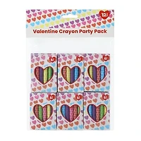 Valentine Crayon Party 12-Pack Set