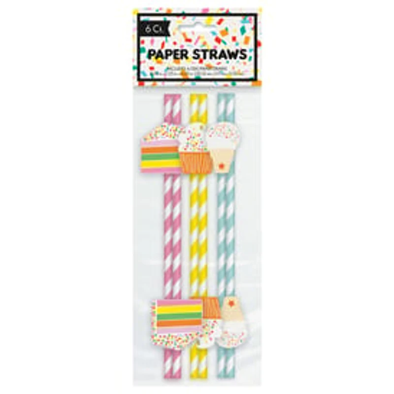 Straws With Fun Cutouts 6-Count