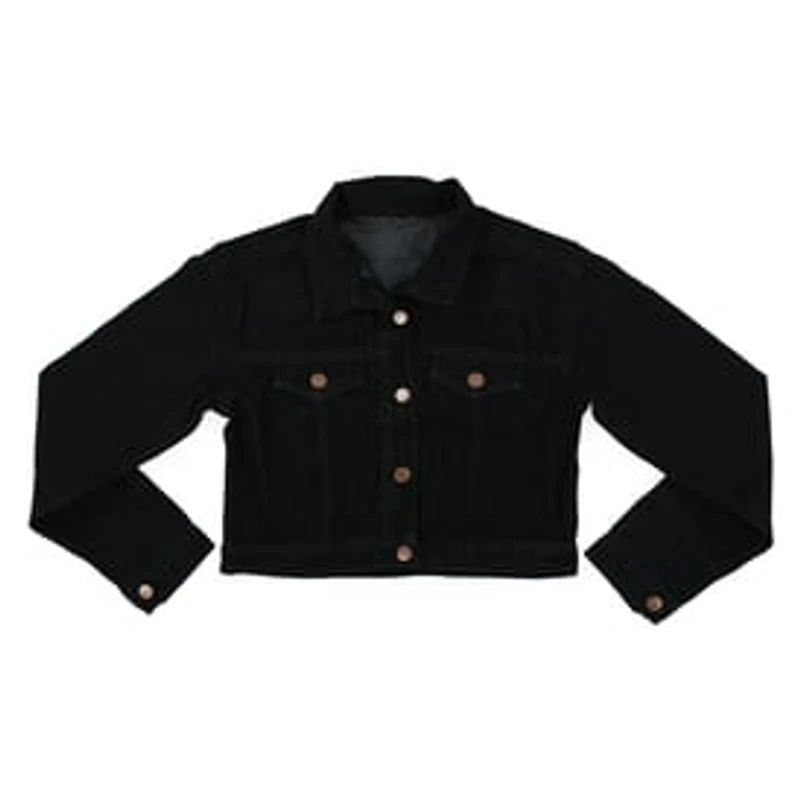 Juniors Cropped Denim Jacket