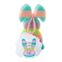 Shaped Bath Sponge With Pouf