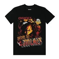 Chucky Snitches Get Stitches Graphic Tee