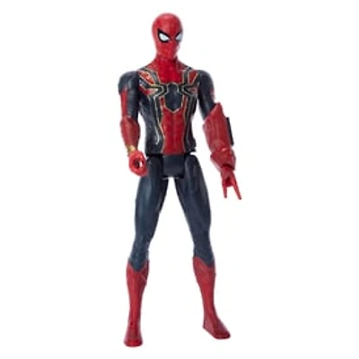 Marvel Titan Hero Series Iron Spider Action Figure 12in, Power Fx Port