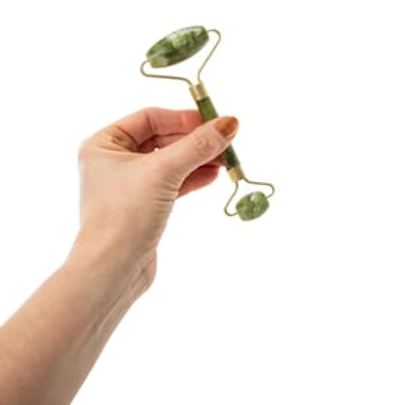 Dual Stone Jade Cosmetic Face Roller