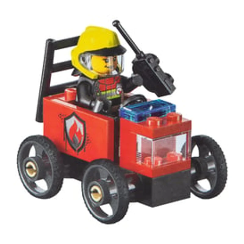 LEGO® City Pizza Vs. Fire Truck Building Toy