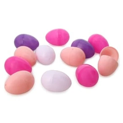 12-Count Fillable Easter Eggs, Warm Colors