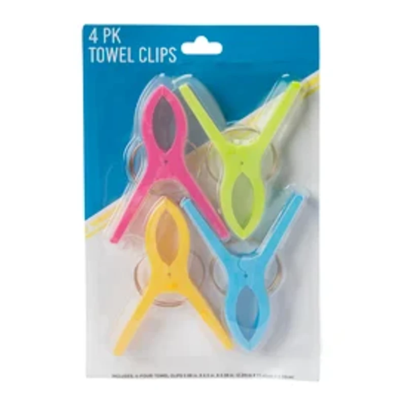 Beach Chair Towel Clips 4-Count