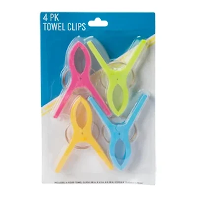 Beach Chair Towel Clips 4-Count