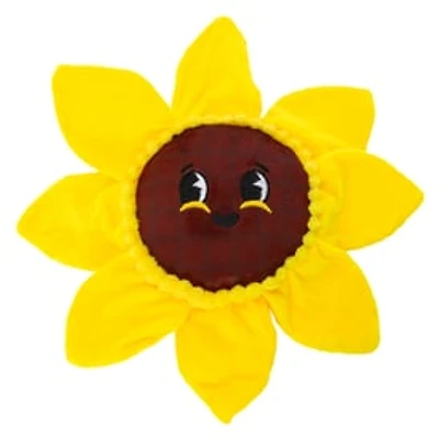 Sunflower Squeaker Plush Dog Toy